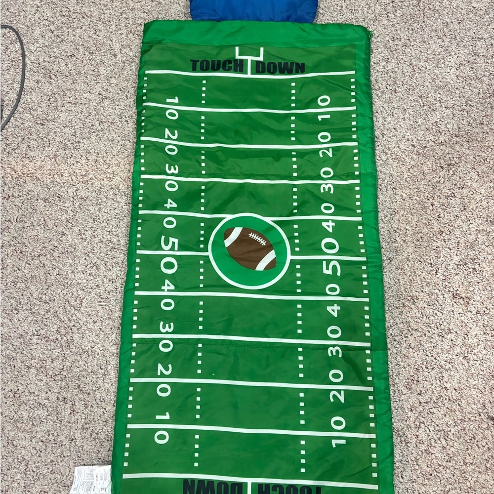 Football Field Sleeping Bag - Green